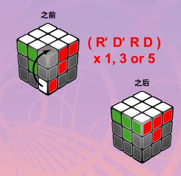 魔方教程公式口诀七步 一步一步图解给初学者使用(图6)