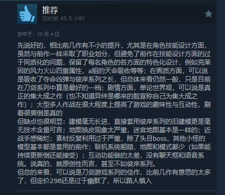 《刀剑神域：碎梦边境》Steam多半好评 优化待提升(图5)